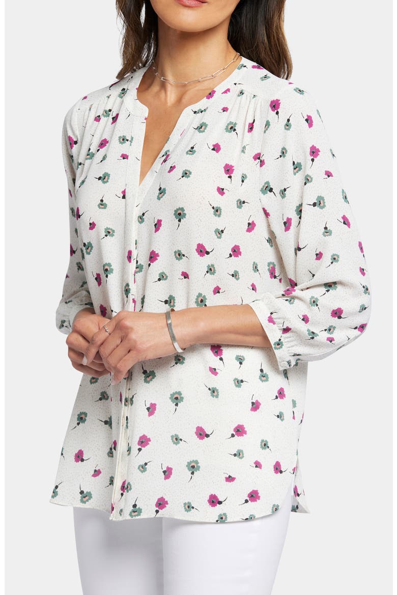 Pintuck Blouse, Alternate, color, LEONIDA