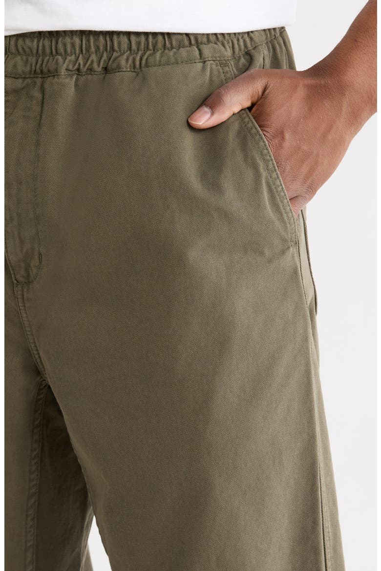 Flint Straight Leg Twill Pants, Alternate, color, LEAF (GARMENT DYED)