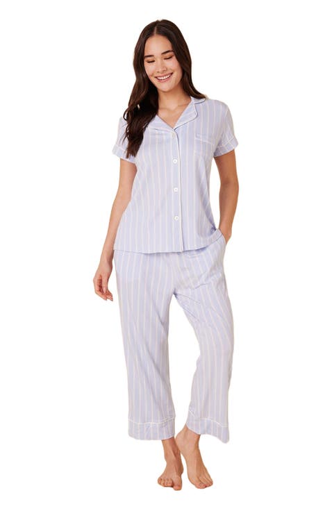 Pima Knit Holiday Capri Set