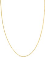 Bony Levy 14K Gold 1mm Herringbone Chain Necklace