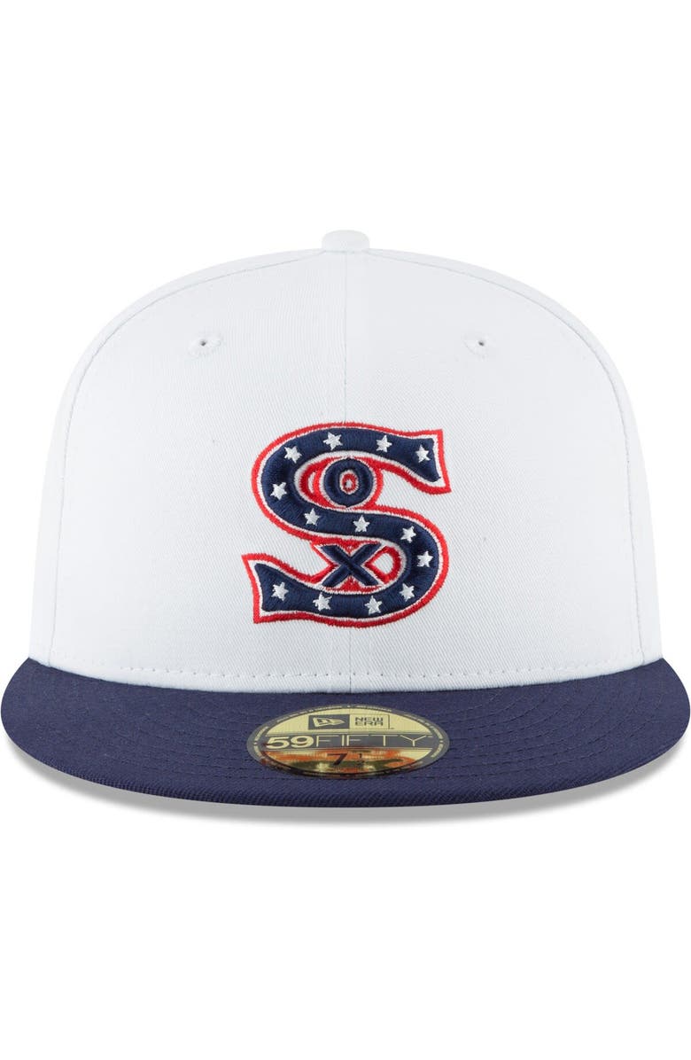 New Era Men's New Era White Chicago White Sox Cooperstown Collection Wool 59FIFTY Fitted Hat, Alternate, color, White