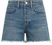 Joe's The Jessie Frayed High Waist Relaxed Denim Shorts