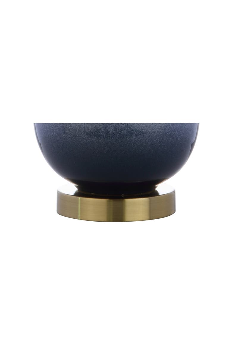 Gradient Ceramic/Brass LED Table Lamp, Alternate, color, White/Navy