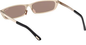 59mm Mirror Rectangular Sunglasses