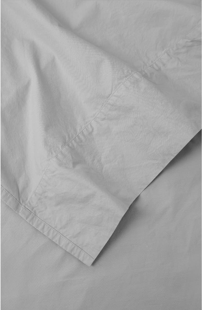 Pact Organic Cotton Organic Cool-Air Percale Flat Sheet, Alternate, color, Lunar