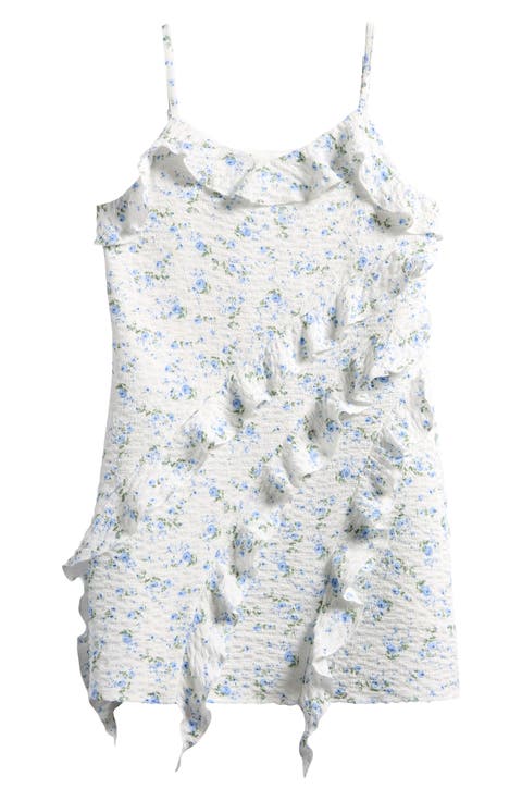 Kids' Floral Ruffle Dress (Big Kid)