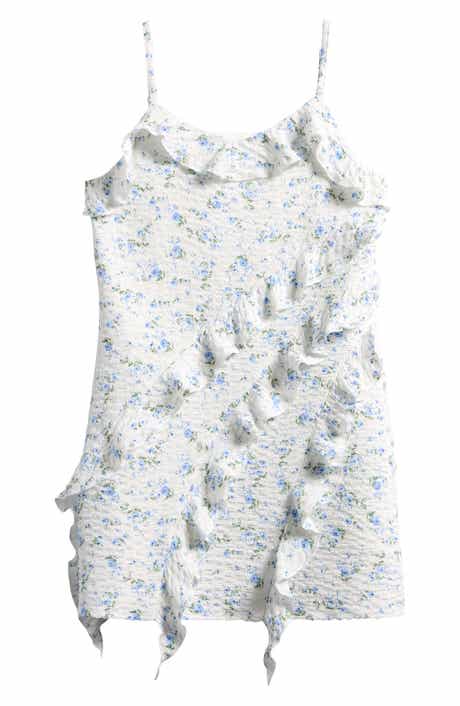 Kids' Floral Ruffle Dress