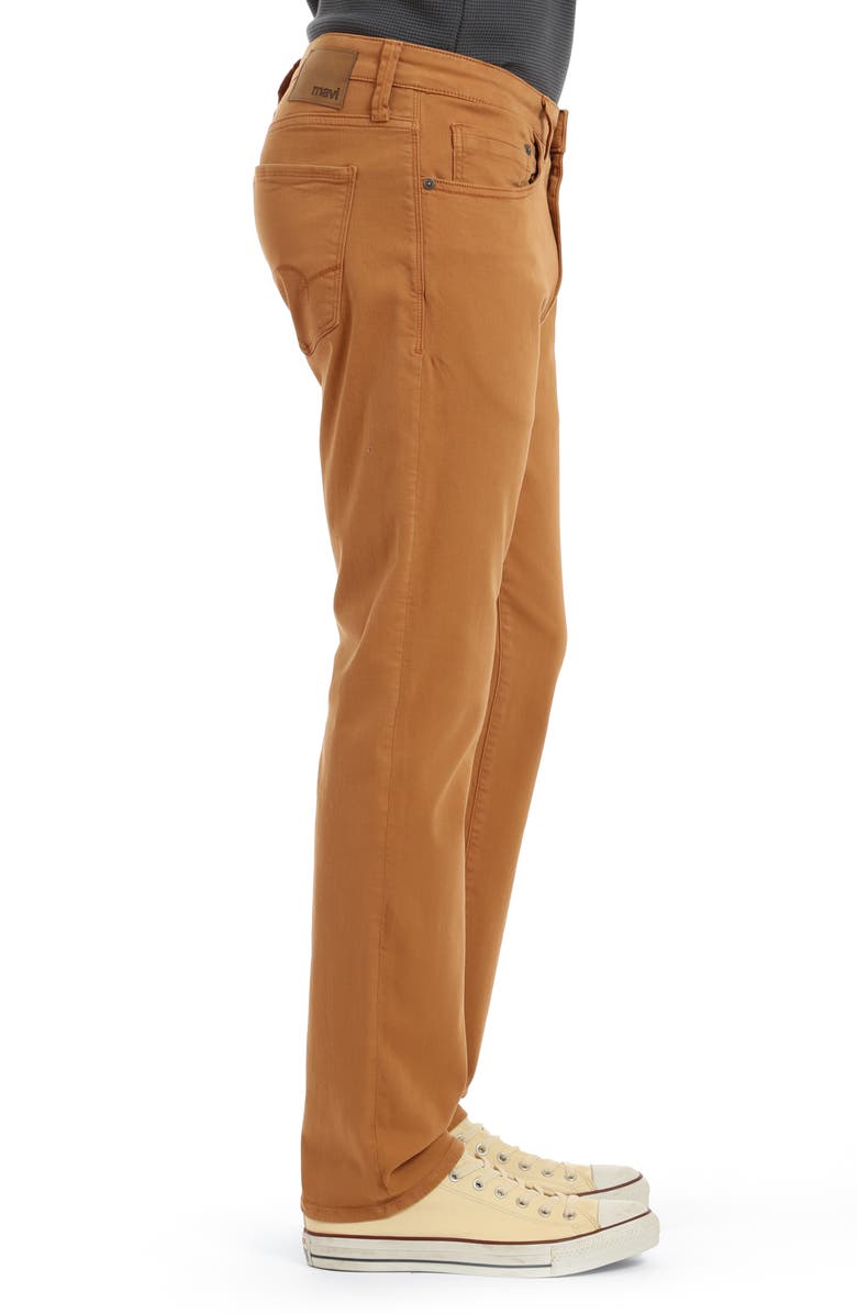 Mavi Jeans Marcus Slim Straight Leg Pants, Alternate, color, Caramel Supermove
