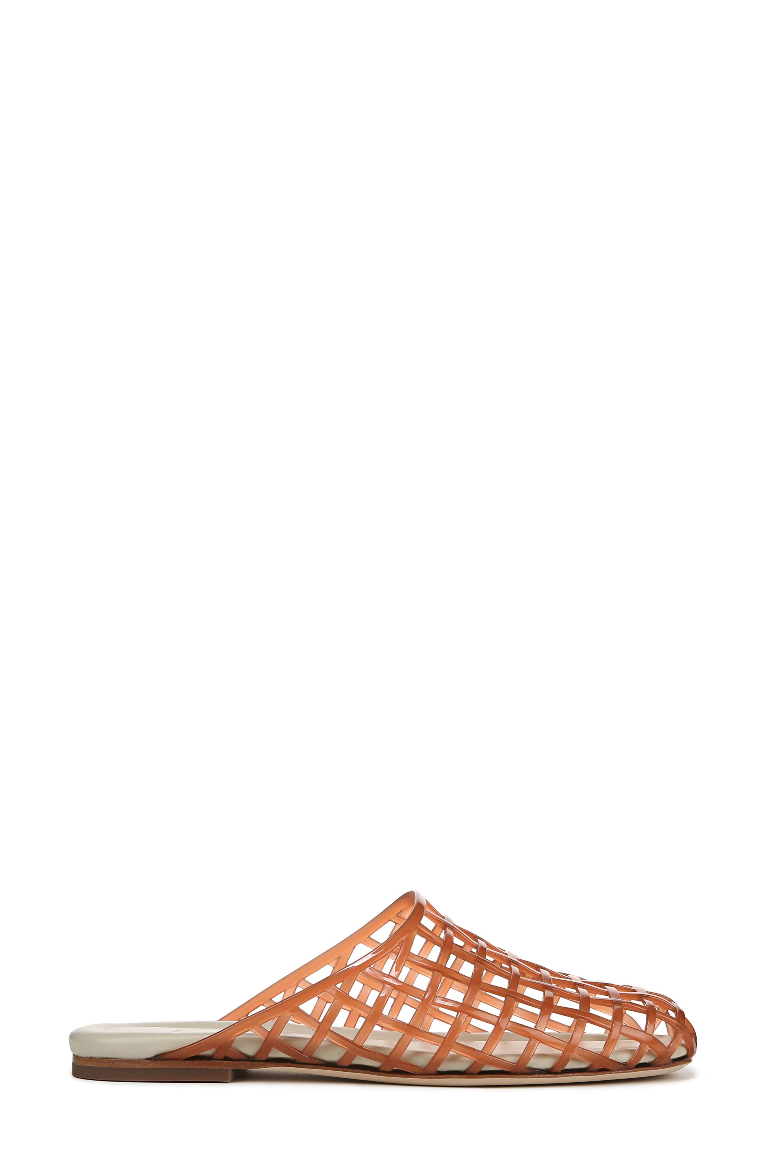 Barcelona Jelly Cage Mule, Alternate, color, DK AMBER