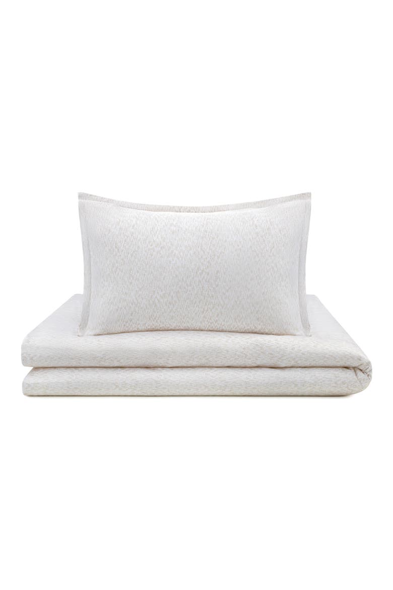 Hazy Taupe Cotton Crib Duvet Cover, Alternate, color, TAUPE