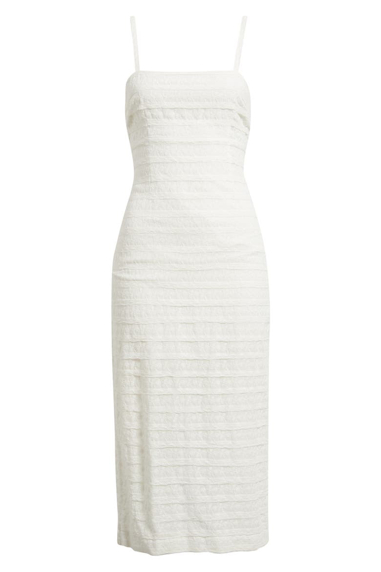 Verna Embroidered Lace Cotton Dress, Alternate, color, WHITE