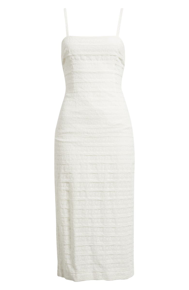 LoveShackFancy Verna Embroidered Lace Cotton Dress, Alternate, color, 