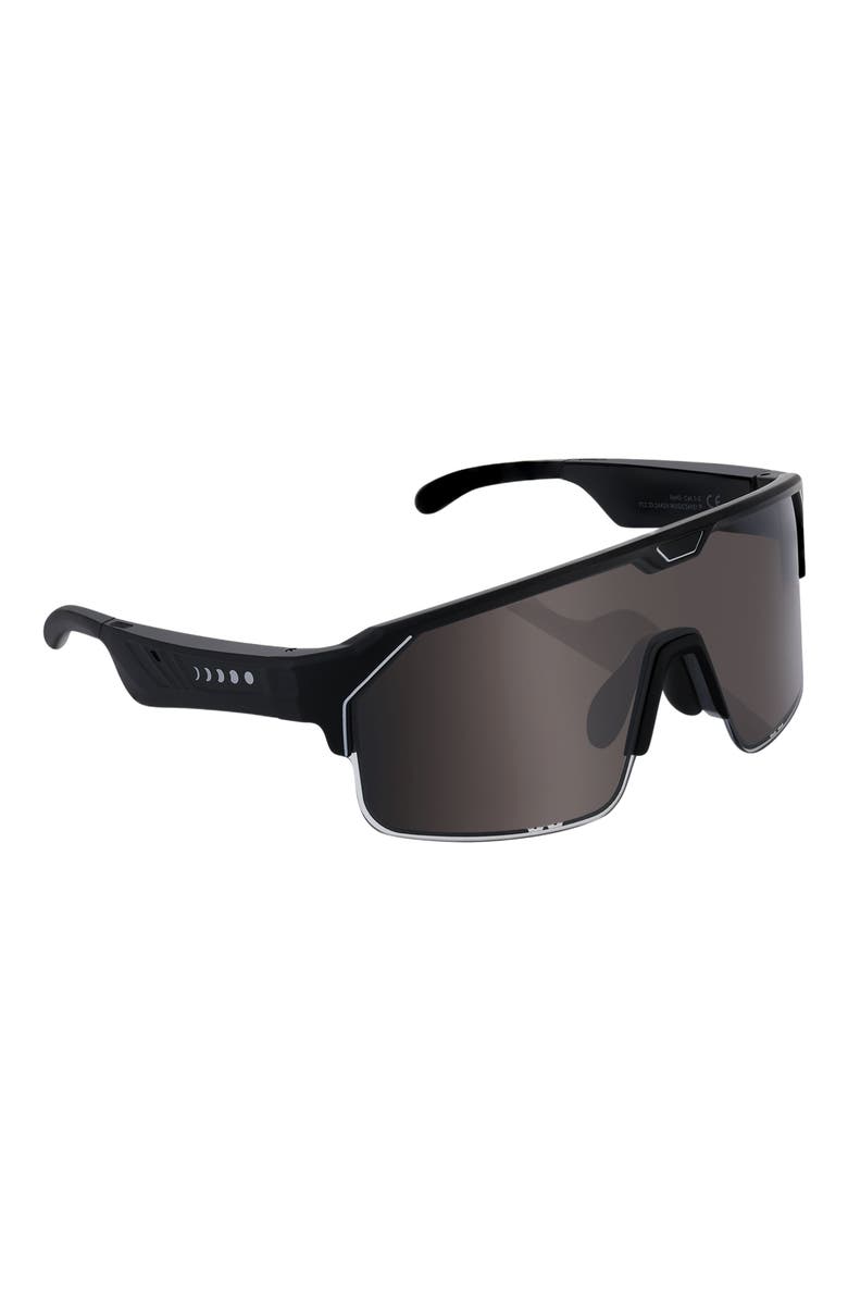 Chamelo Music Shield Slider HVL Sunglasses, Alternate, color, Smoke Lenses