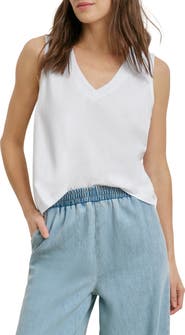 Favorite Daughter The Everyday Organic Cotton V-Neck Tank
