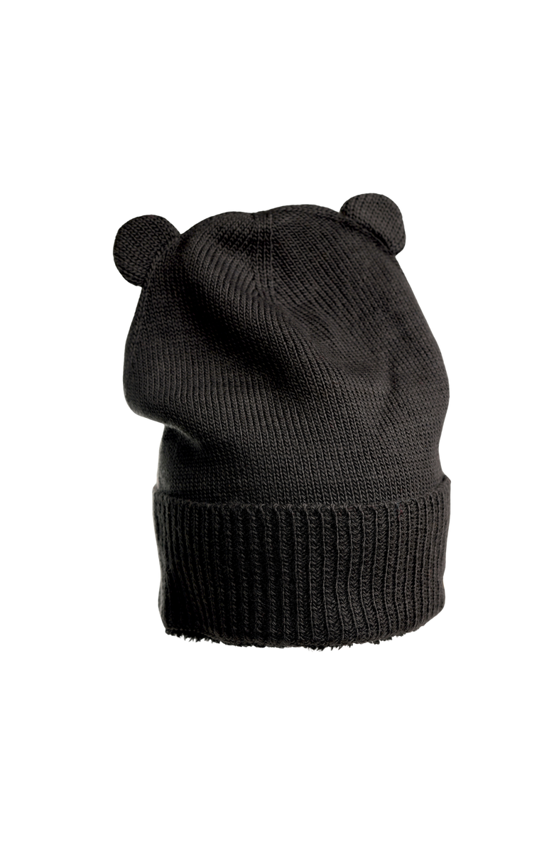 Nirvanna Designs Bear Cub Ears Hat, Main, color, Black