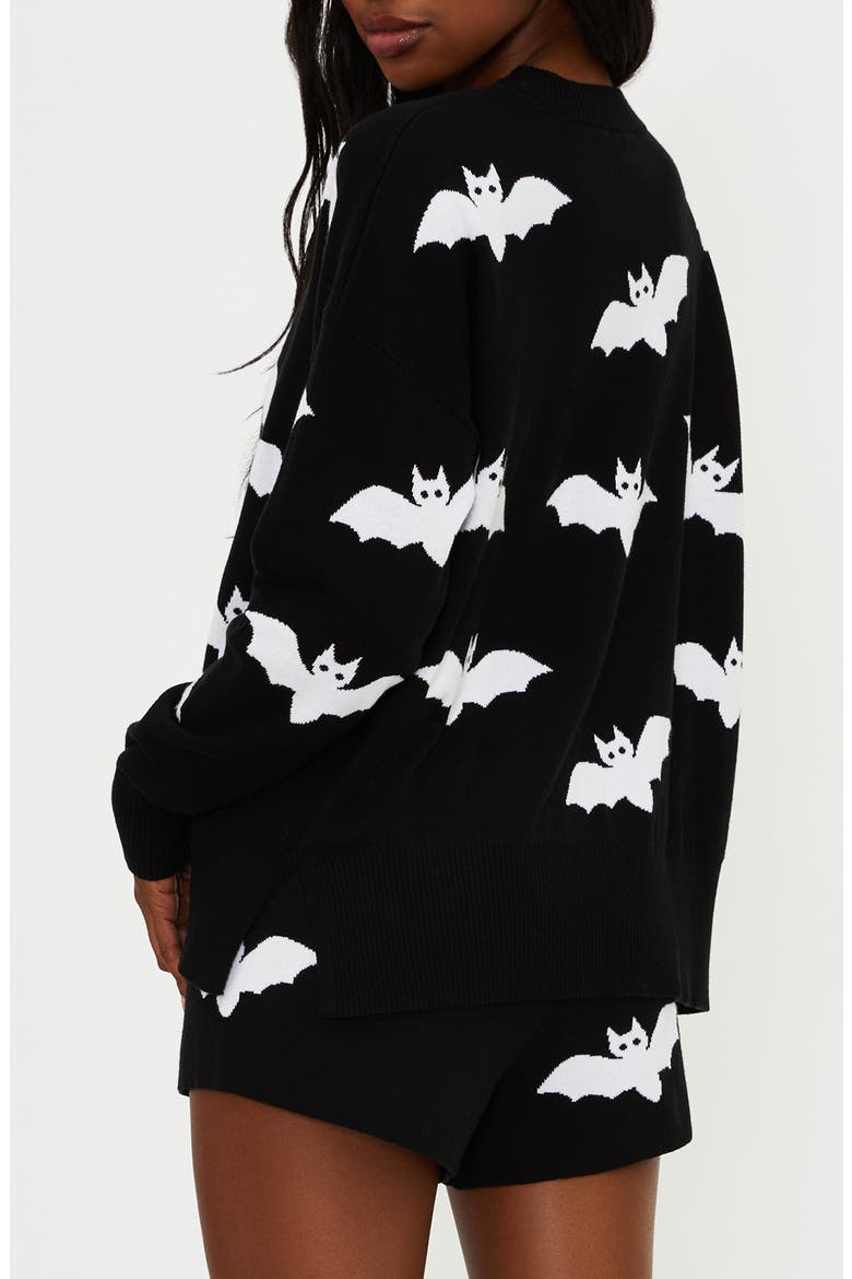 Callie Cotton Sweater, Alternate, color, BATS