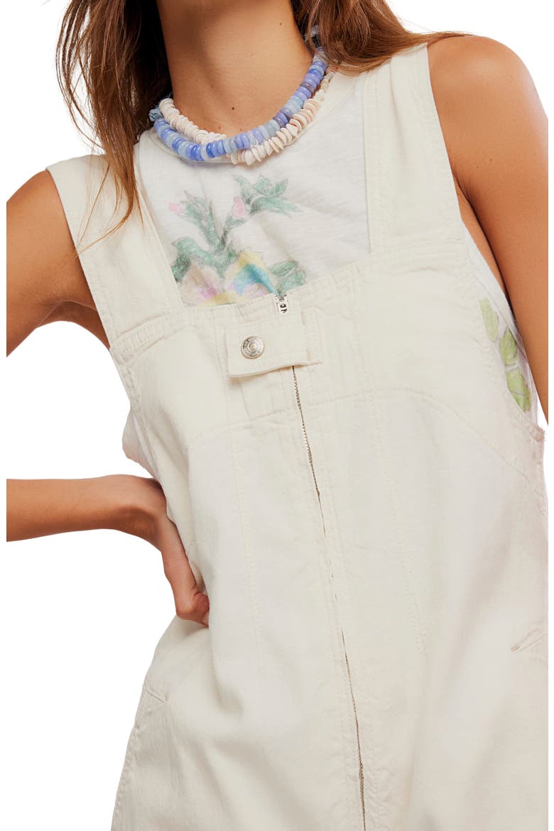 Jude Cotton Shortalls, Alternate, color, ECRU