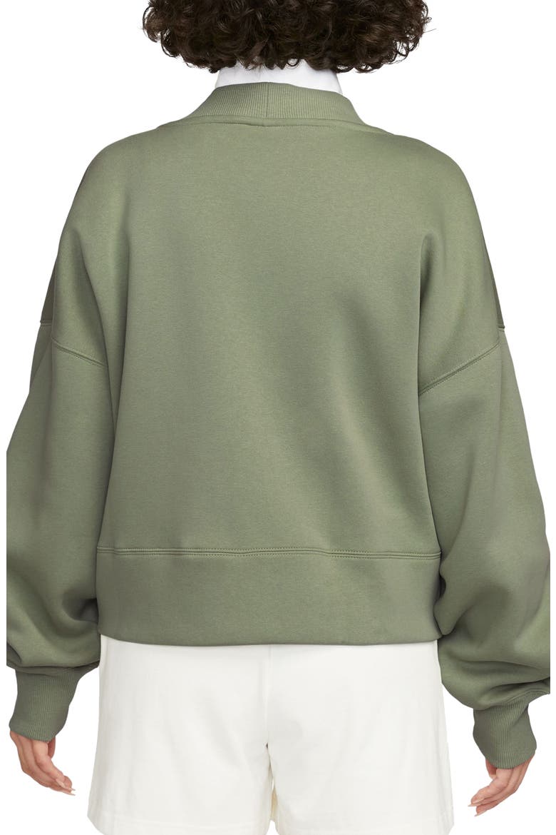 Sportswear Phoenix Fleece Oversize Cardigan, Alternate, color, OIL GREEN/ BLACK