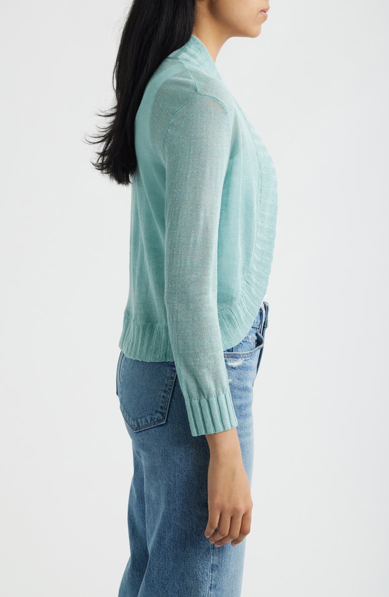 NIC+ZOE Bolero Open Front Cardigan, Alternate, color, Aquifer