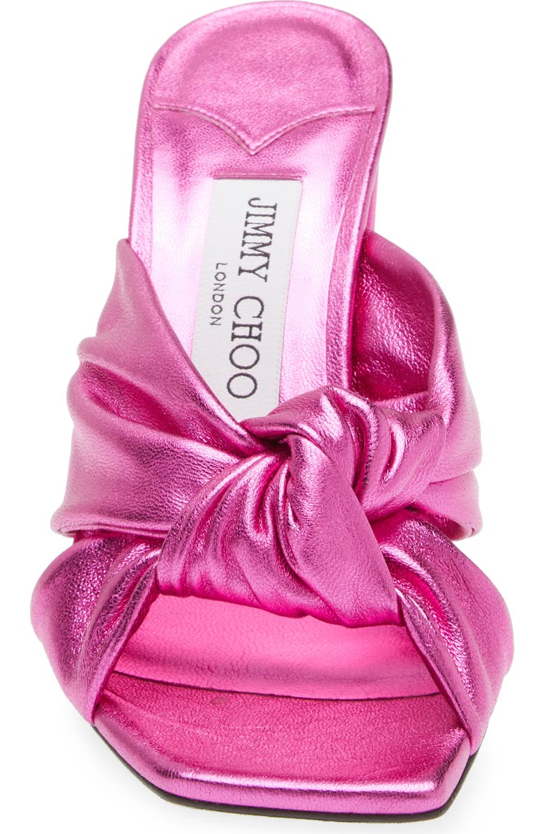 Jimmy Choo Avenue Square Toe Slide Sandal, Alternate, color,