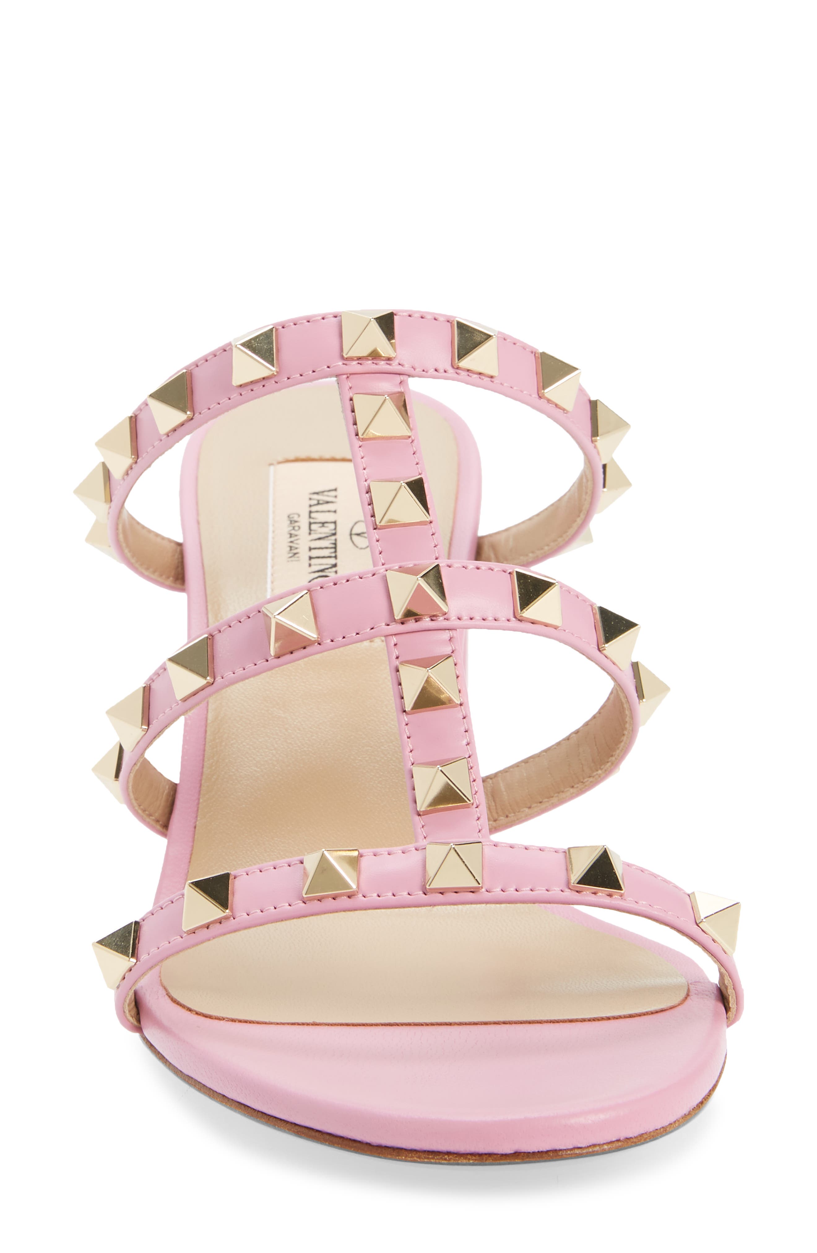 Valentino Garavani Rockstud Slide Sandal, Alternate, color, 