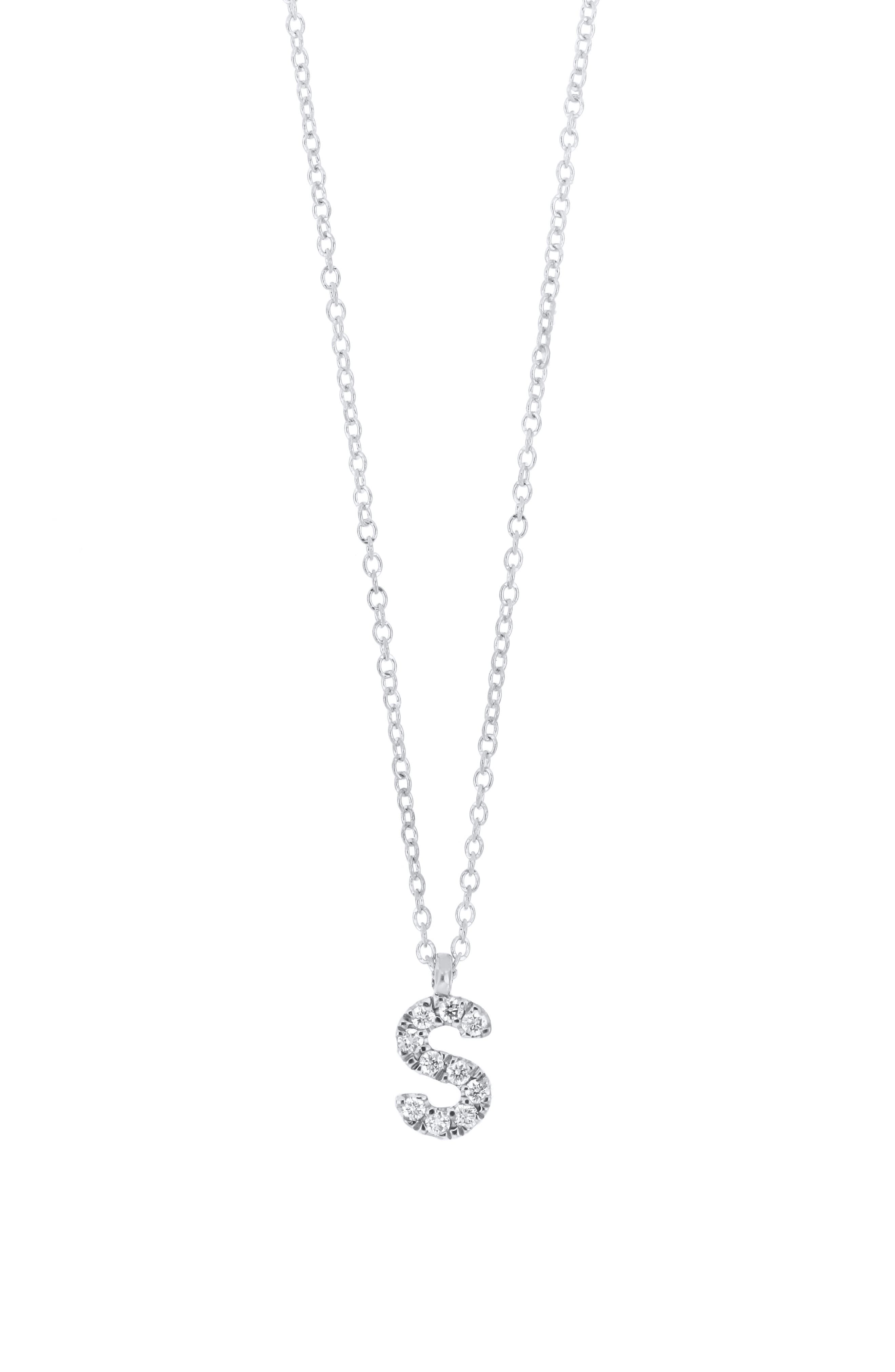 18K WHITE GOLD - S