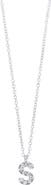 Bony Levy Icon Diamond Initial Pendant Necklace