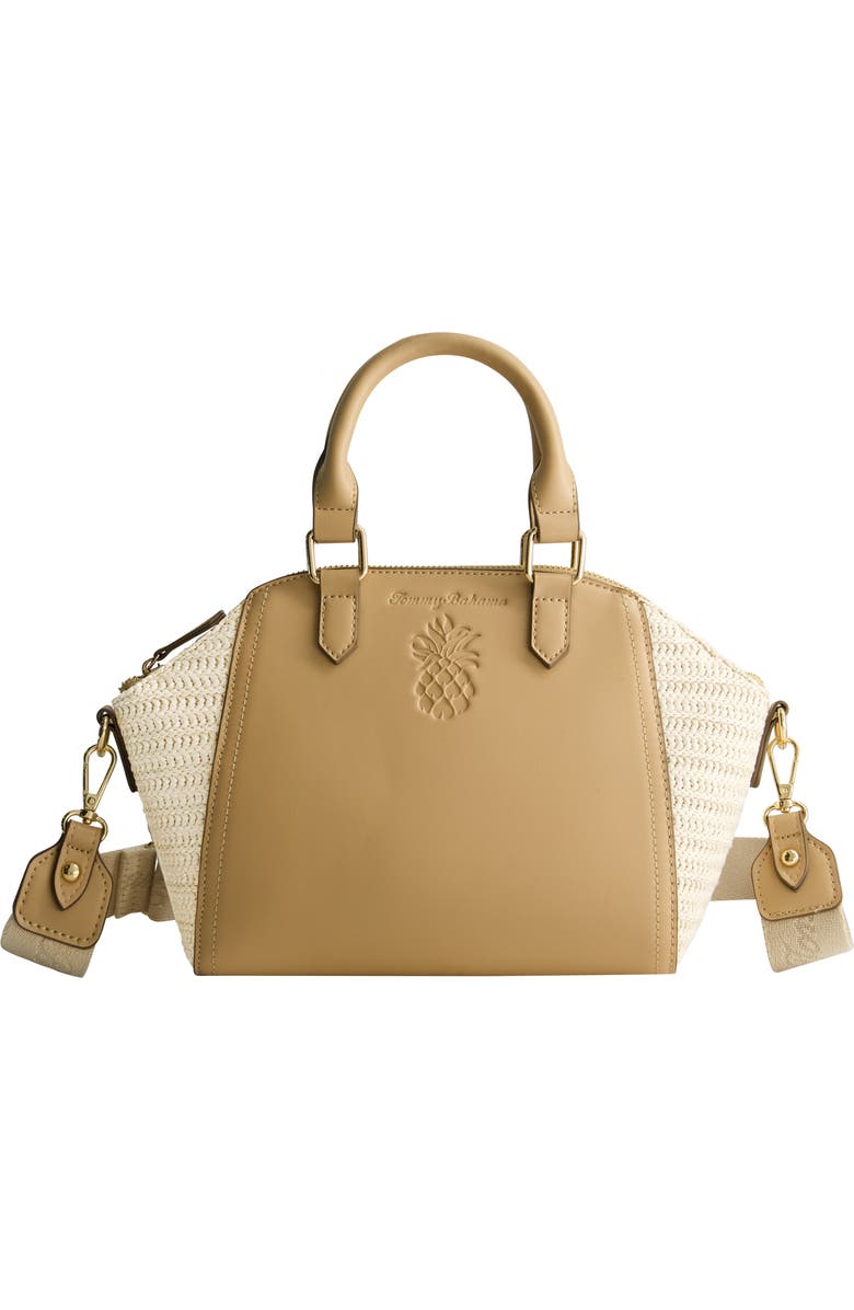 Tommy Bahama Logo Debossed Large Satchel Bag, Main, color,