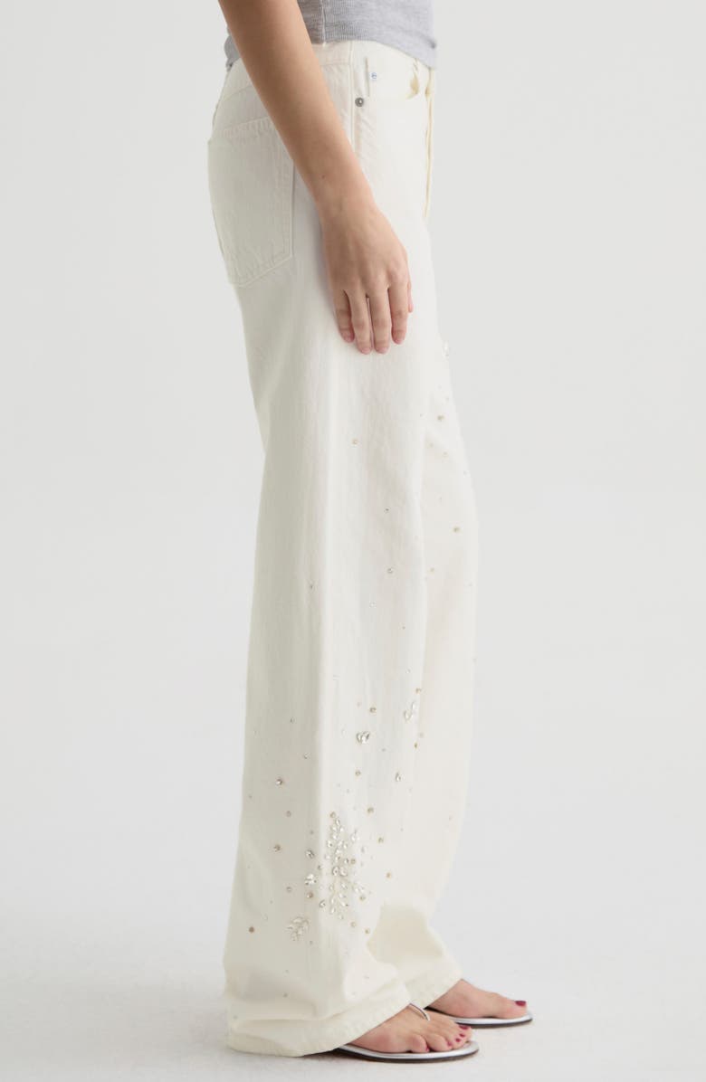 AG Billie High Waist Straight Leg Jeans, Alternate, color, Opal Radiance