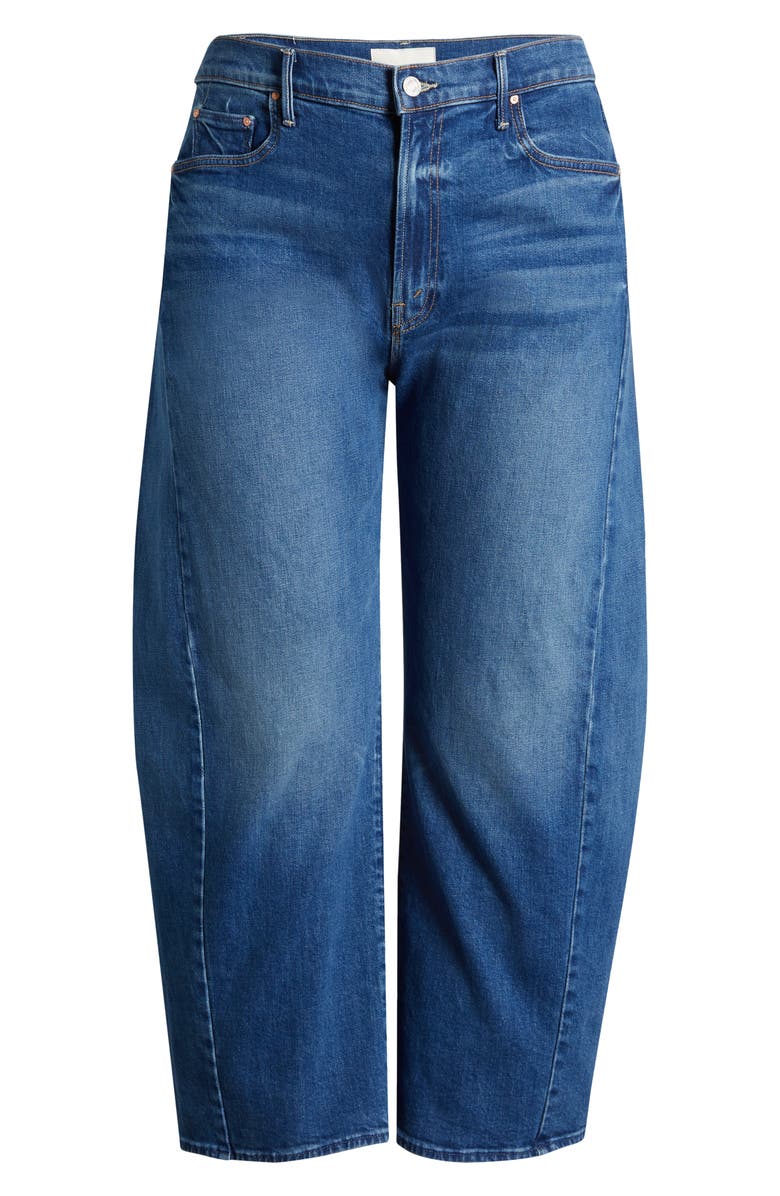 MOTHER The Full Pipe Flood High Waist Barrel Leg Jeans, Alternate, color, 