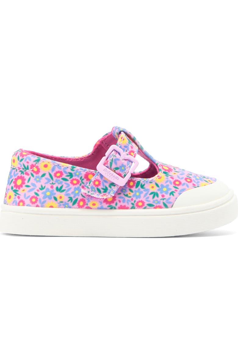 Dr. Scholl's Kids' Madi T-Strap Sneaker, Alternate, color, Pink Floral