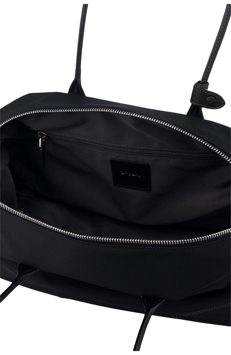 Oryany Holo Nylon Shoulder Bag, Alternate, color, Black