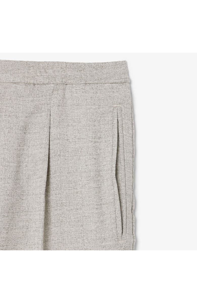 Lacoste Pleated Relaxed Straight Leg Pants, Alternate, color, Grey Chine