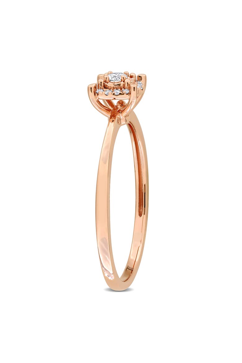 Lab-Grown Diamond Promise Ring 14k Rose Gold, Alternate, color, Rose Gold