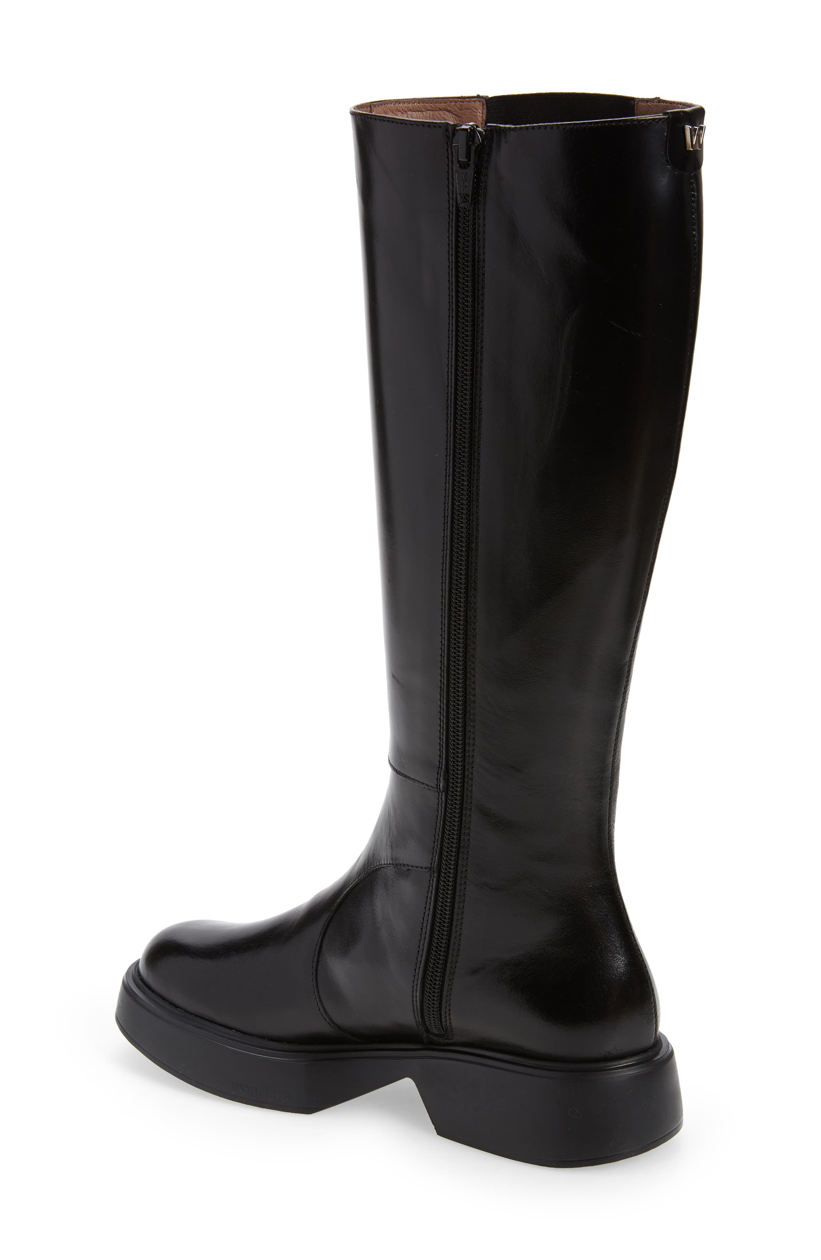 Wonders Knee High Leather Boot, Alternate, color, 