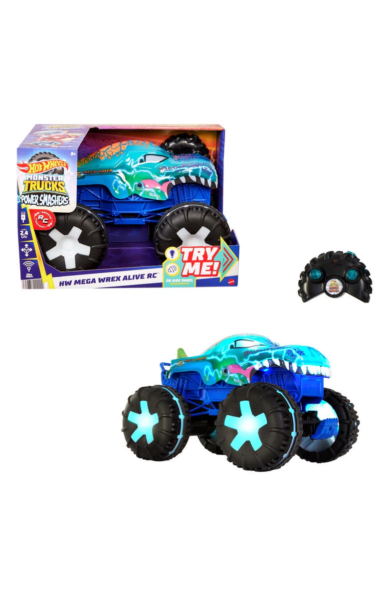 Hot Wheels Monster Trucks Power Smasher Mega Wrex Alive RC<sup>™</sup> Truck, Alternate, color, 