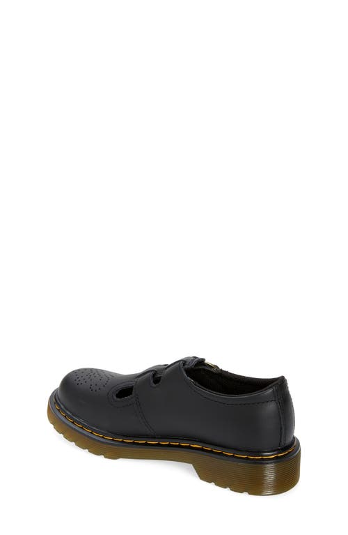 Dr. Martens Junior 8065 Softy T Leather Mary Jane Shoes In Black