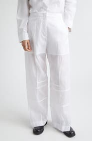 Jil Sander Multicut Cotton Pants