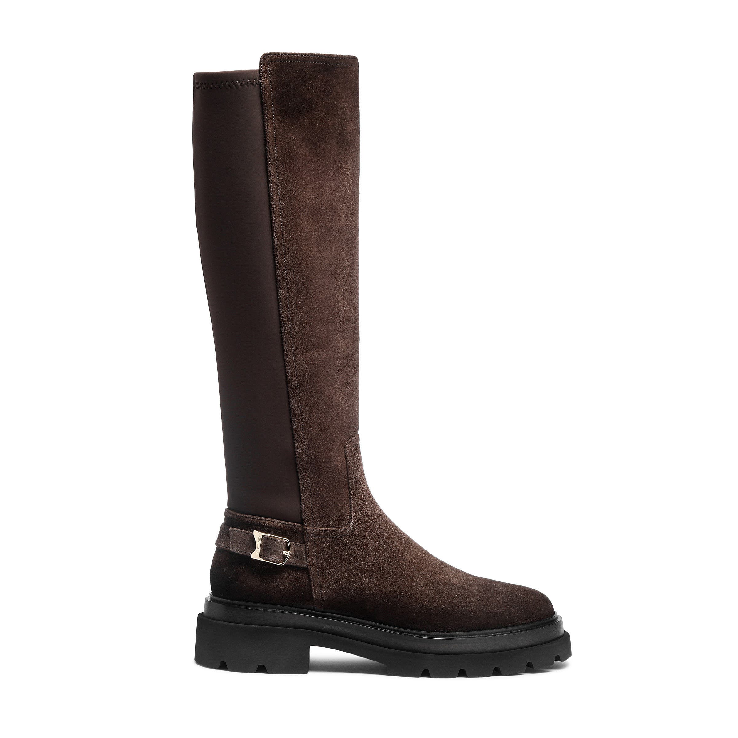 Santoni Women's suede boot, Alternate, color, 