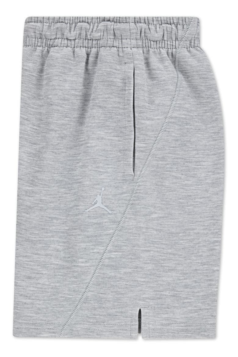 Kids' Dri-FIT MJ Core Drawstring Shorts, Alternate, color, LIGHT GRAY HEATHER