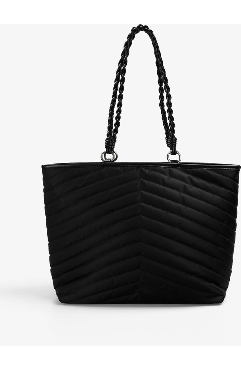 Scalpers Quilted Shopper Bag, Alternate, color, Black