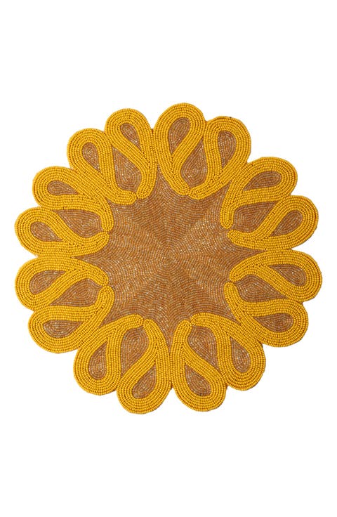 Magnolia Beaded Placemat