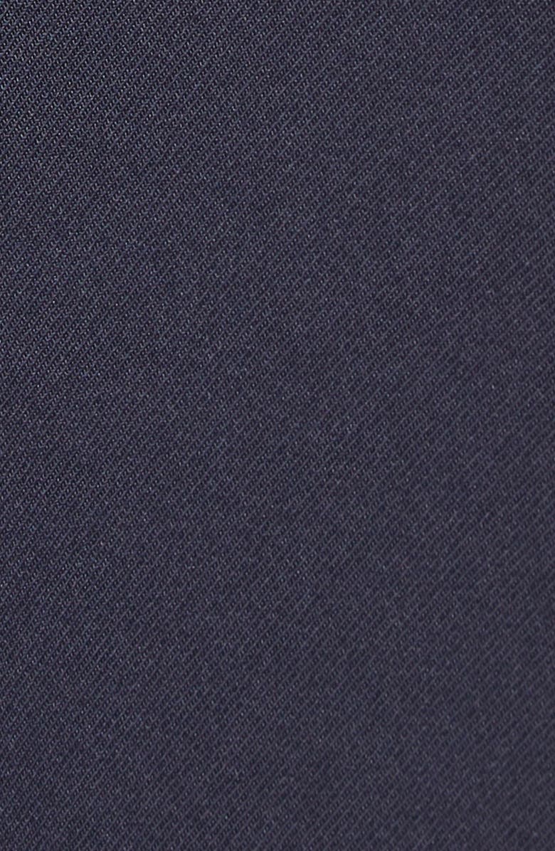 Comme des Garçons Girl Embroidered Daisy Hem Overalls Dress, Alternate, color, Navy