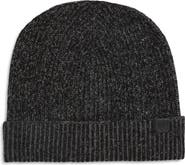 Bruno Magli Cashmere Rib Knit Cuffed Beanie