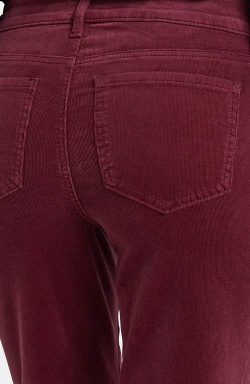 Nydj Marilyn Corduroy Straight Leg Pants In Red