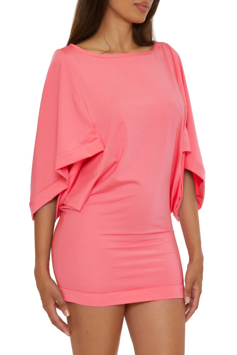 Classic Cover-Up Tunic, Alternate, color, GARDEN PINK