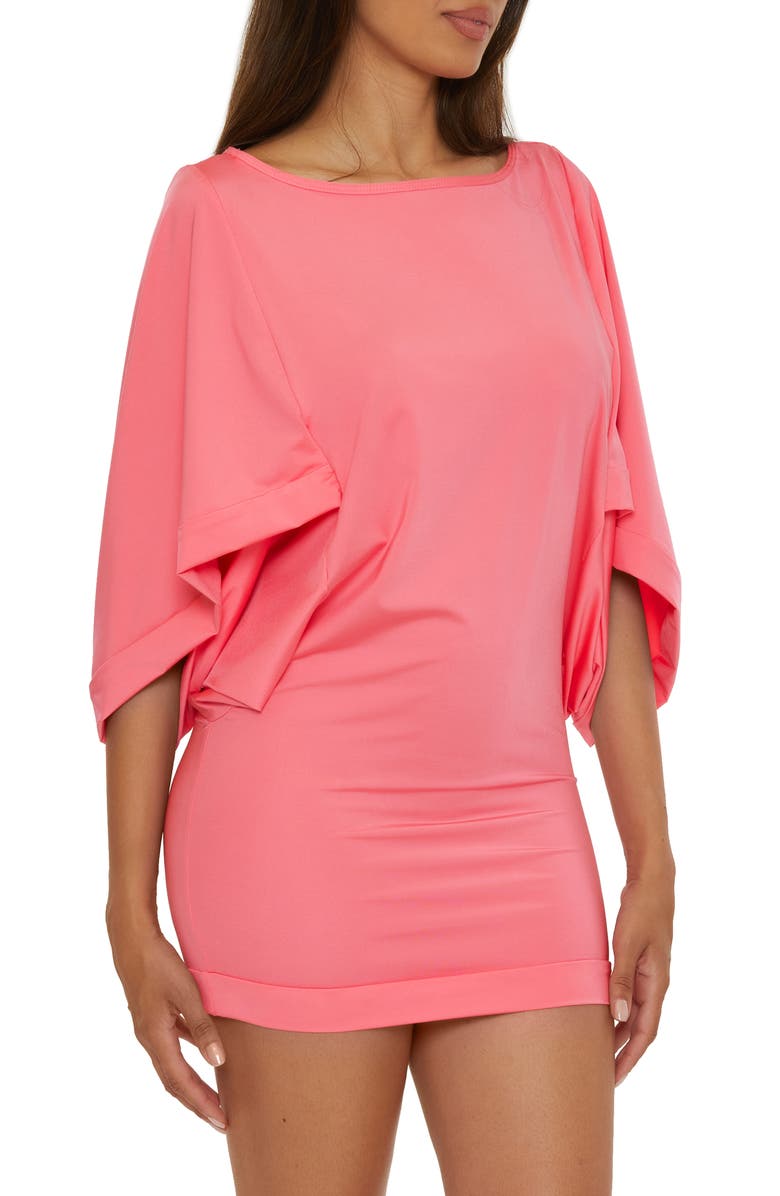 Trina Turk Classic Cover-Up Tunic, Alternate, color, Garden Pink