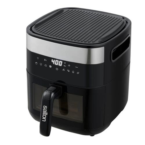 Salton Flip And Cook Air Fryer In Black