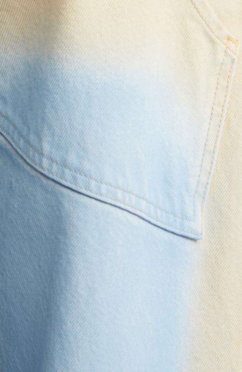 Eckhaus Latta Wide Leg Jeans, Alternate, color, Sandbar