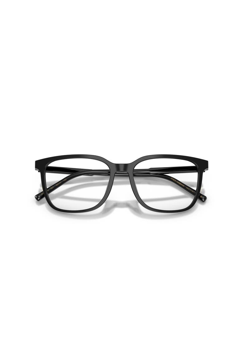 55mm Square optical glasses, Alternate, color, Black